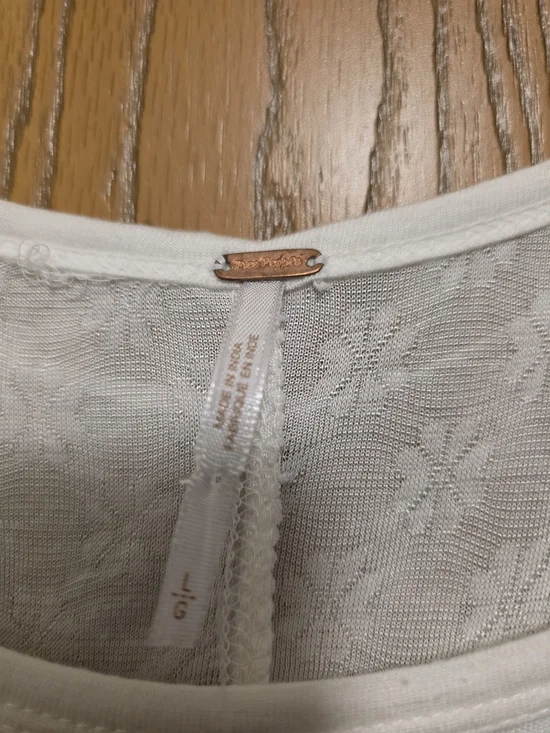 Women’s Cream Layered Swing Tunic Top - Lightweight Casual - Picture 3 of 3